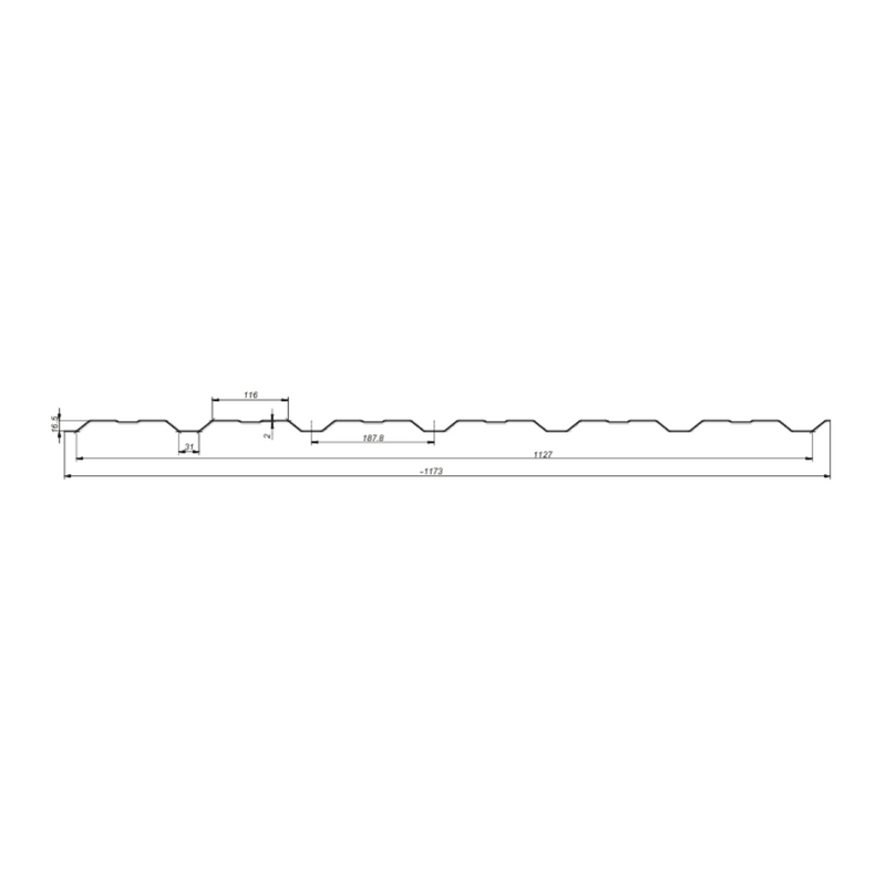 Laden Sie das Bild in Galerie -Viewer, Trapezblech T18 Plus 0,5 mm - Dach & Wand