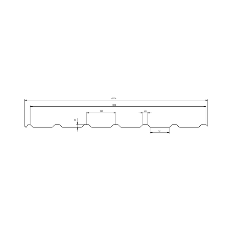 Laden Sie das Bild in Galerie -Viewer, Trapezblech T18 Hydrocontrol 0,7 mm - Dach & Wand
