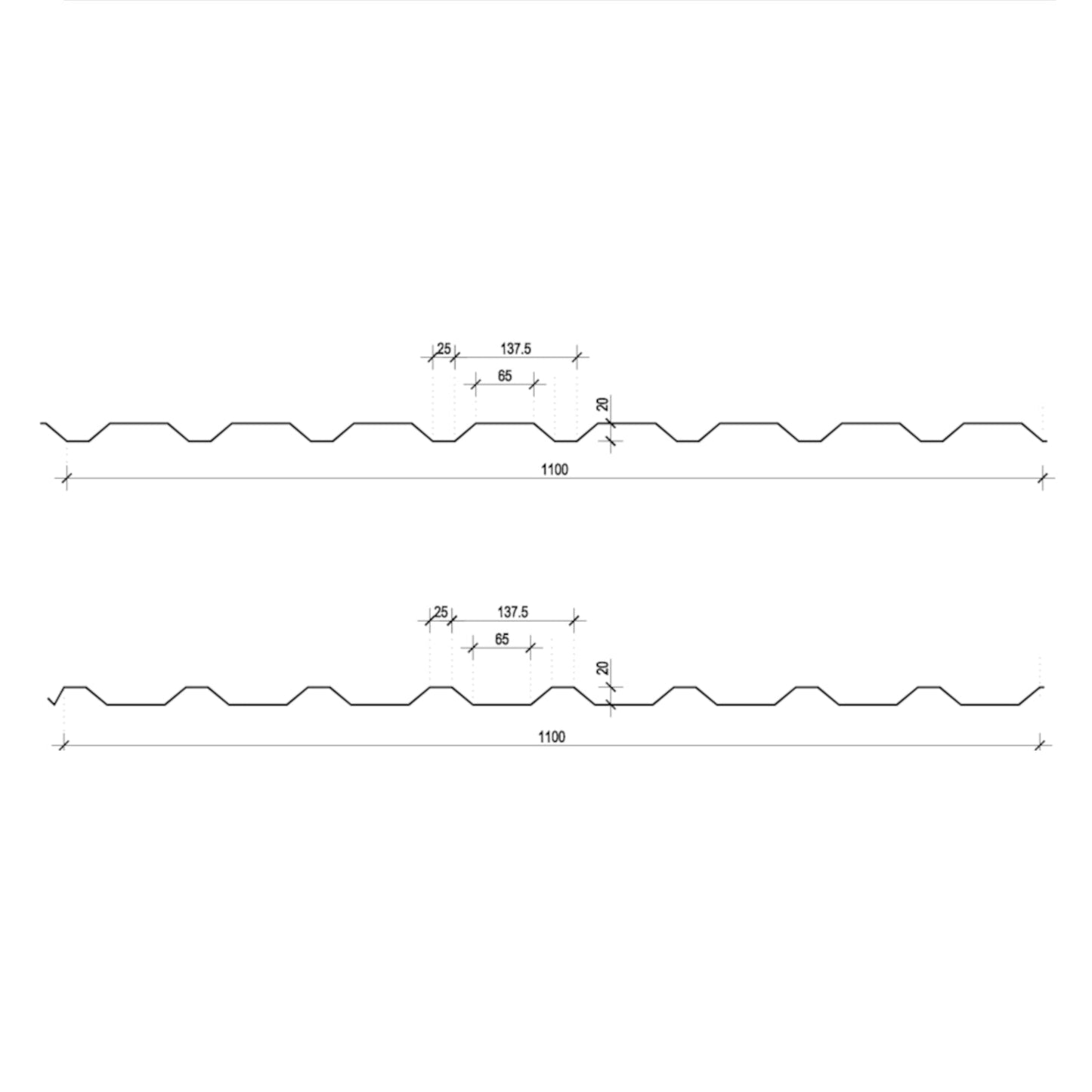 Trapezblech T20 0.6mm
