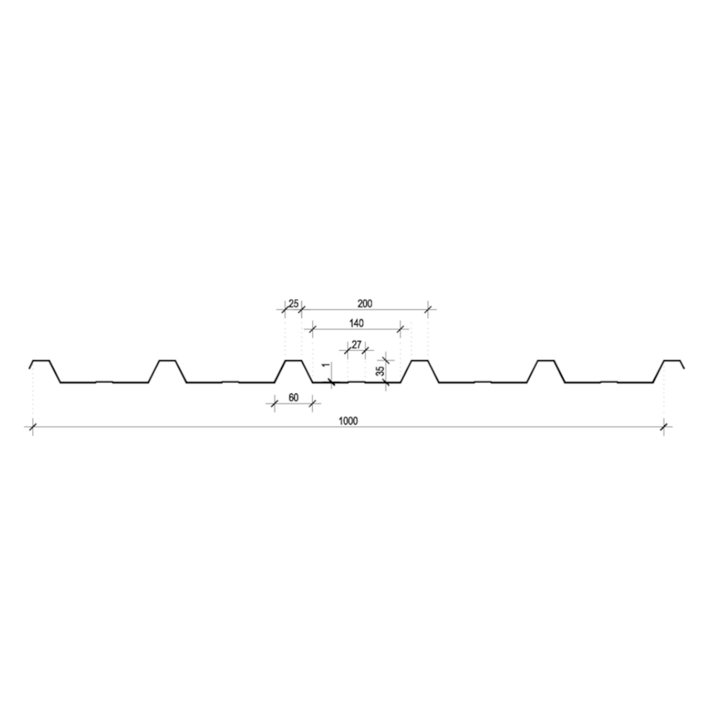Trapezblech T35 0.75mm