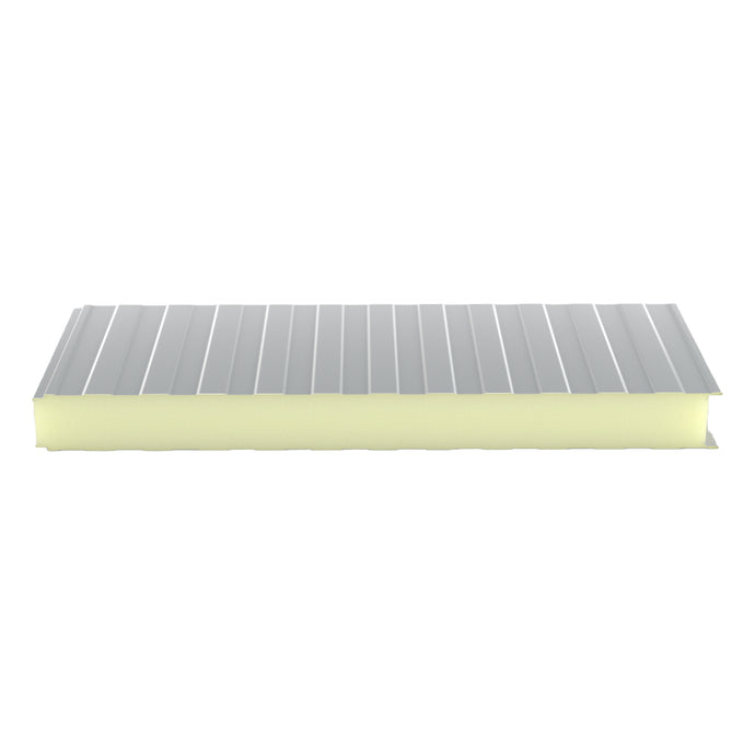 Sandwichpaneel Wand – PUR Schaum (mit sichtbarer Verschraubung)