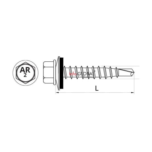 Schrauben für T35 Plus 0,75 mm (200 Stk.)