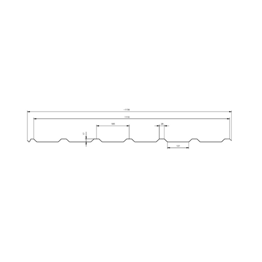 Trapezblech T18 Hydrocontrol 0,7 mm - Dach & Wand