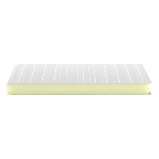 Sandwichpaneel Wand – PUR Schaum (mit sichtbarer Verschraubung)