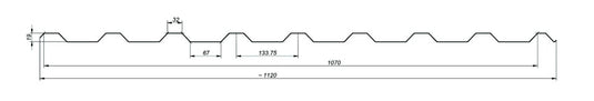 Trapezblech T20 Plus 0,7 mm - Dach