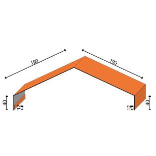 Laden Sie das Bild in Galerie -Viewer, Firstprofil F4 - T45 - Bodnar Dachdeckerei und Spengler KG
